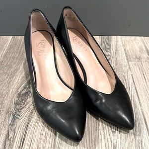 Franco Sarto Black wedge heels